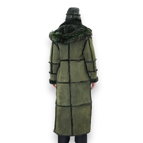 Green Long Shearling