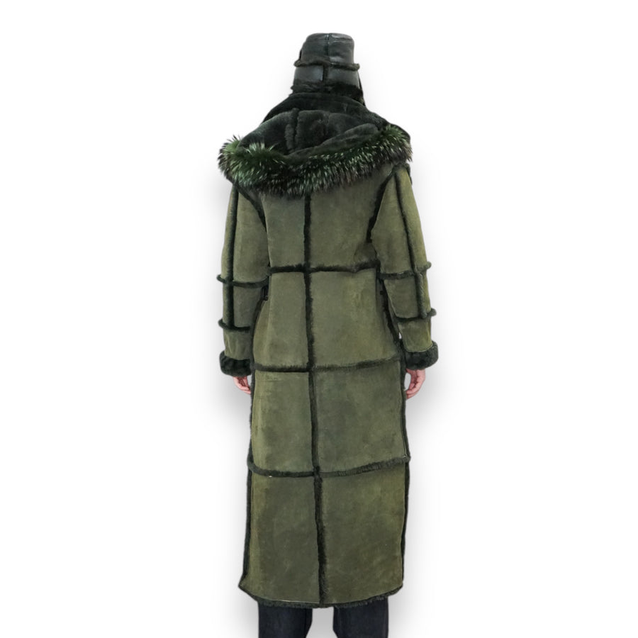 Green Long Shearling