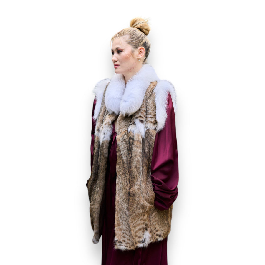 Natural Blue Fox Vest