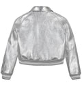 Cropped Metallic Icon Jacket