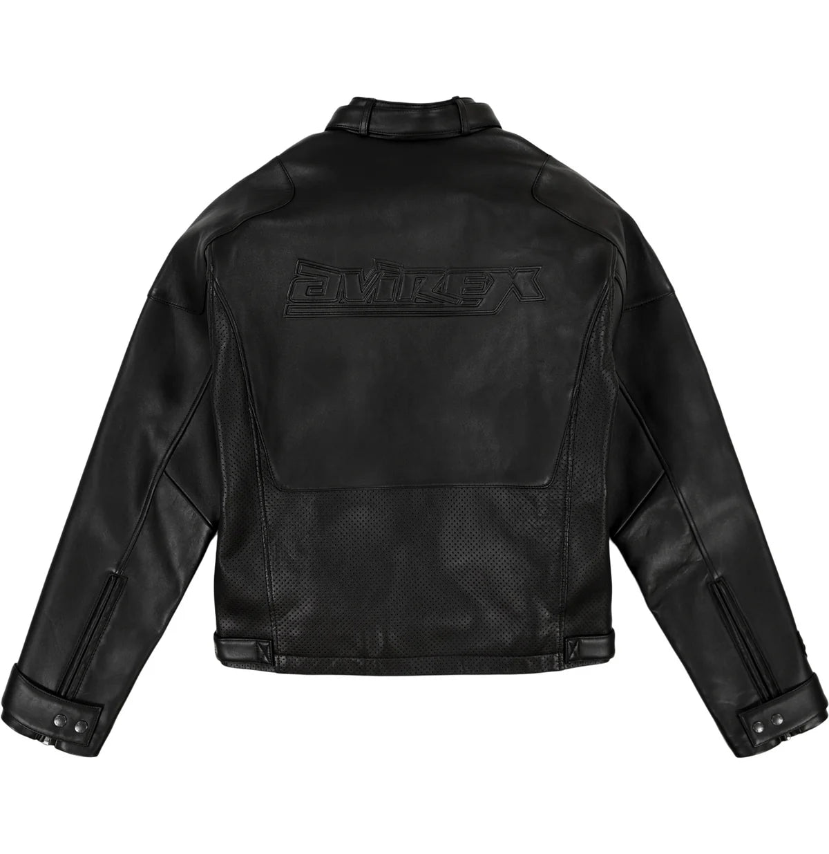 Avirex Black-out Racing Jacket – Daniel's Leather