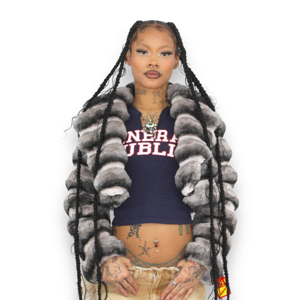 Faux Cropped Chinchilla