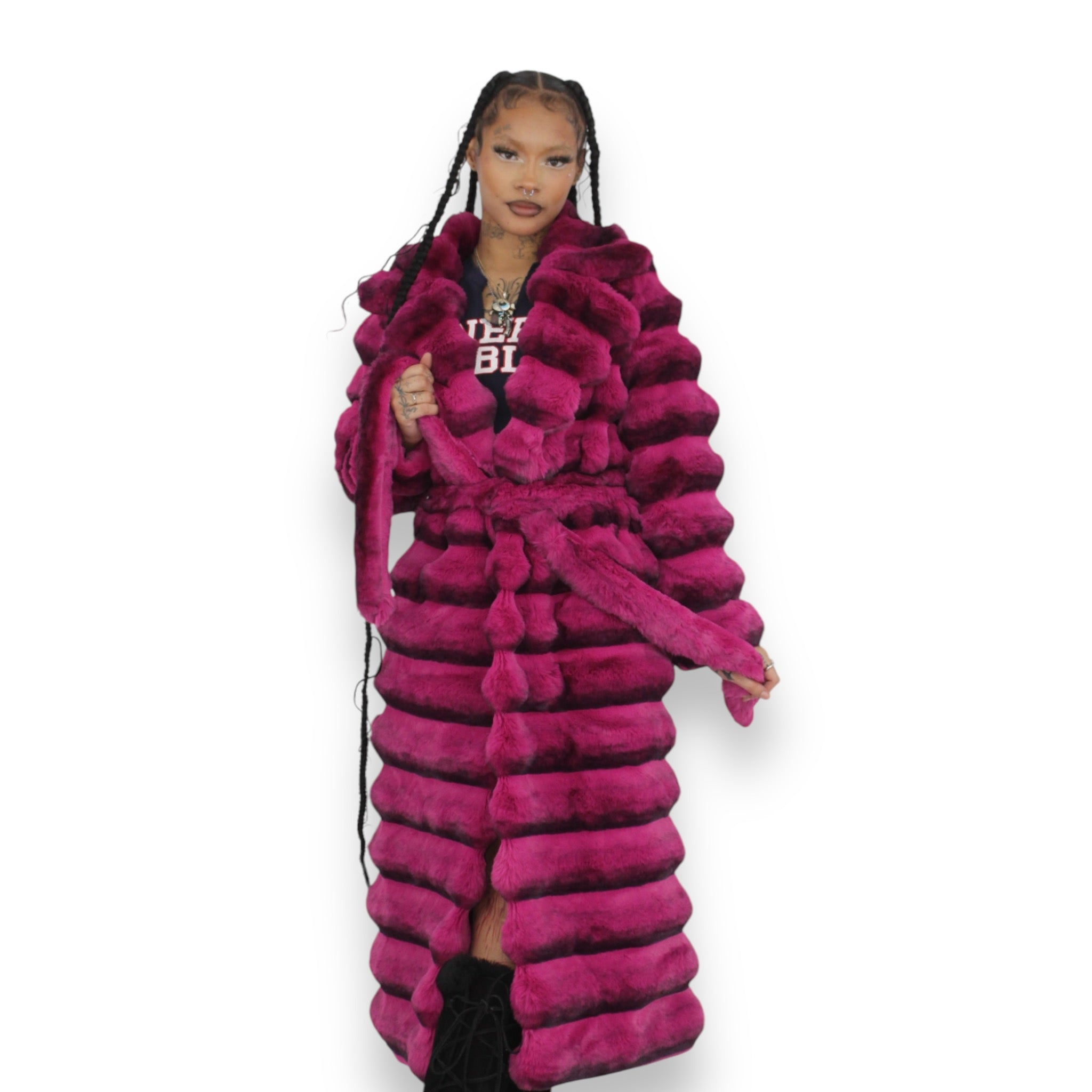 Faux Full Length Chinchilla – Daniel's Leather