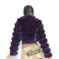Faux Cropped Chinchilla