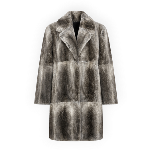 Rex Rabbit Chinchilla Peacoat