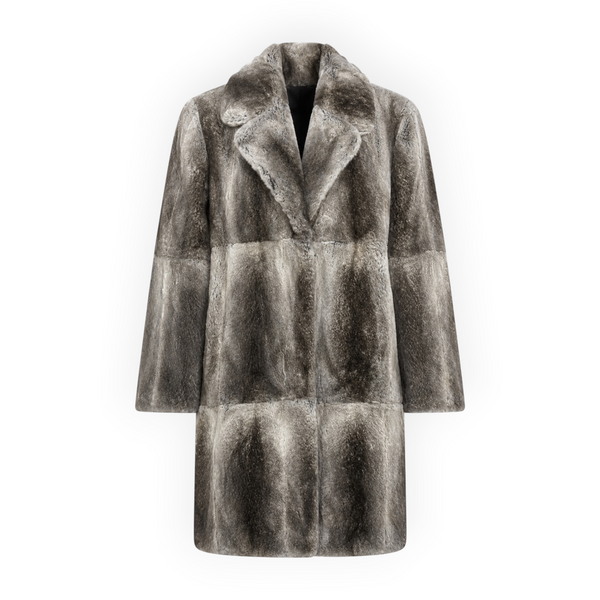 Rex Rabbit Chinchilla Peacoat