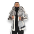 Biker Shearling with Fox Collar
