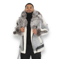 Suede Biker Shearling with Fox Fur