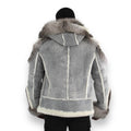 Biker Shearling with Fox Collar