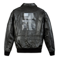 Top Gun® Official Signature Series Leather Jacket With Removable Mouton Collar