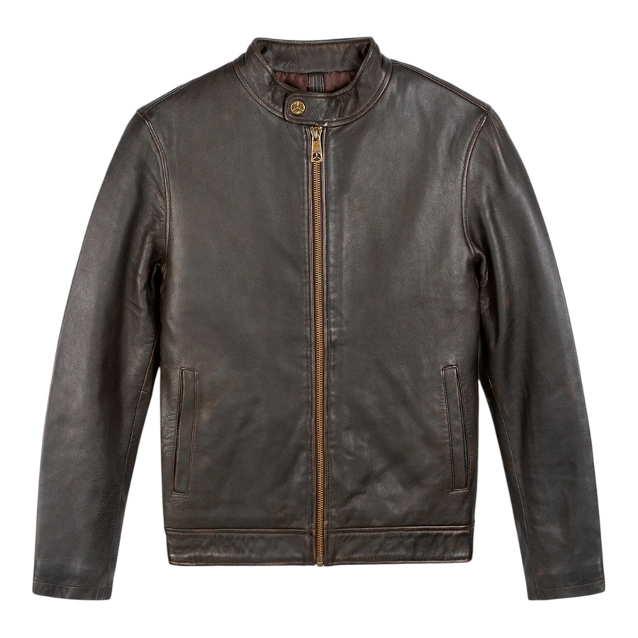 Top Gun® Men's Leather Racer