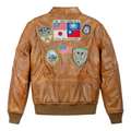 Top Gun®️ Super Vintage Premium Official Leather Jacket