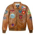 Top Gun®️ Super Vintage Premium Official Leather Jacket