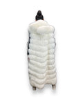 Full Length Fox Vest with Hood
