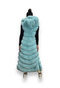 Full Length Fox Vest with Hood