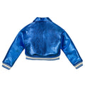 Cropped Metallic Icon Jacket