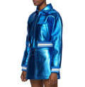 Cropped Metallic Icon Jacket
