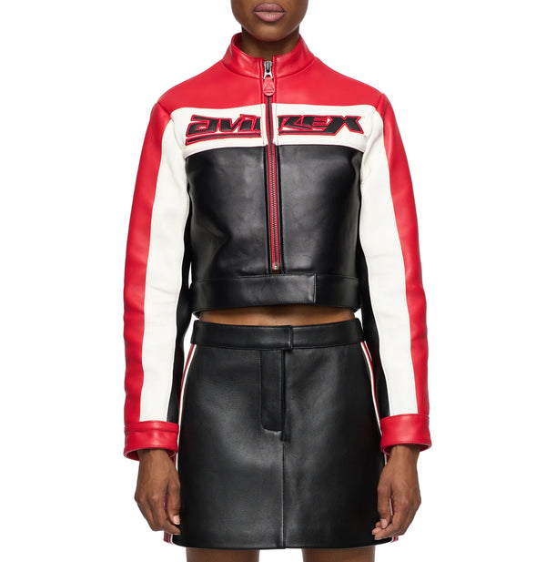 Avirex Cropped Moto Jacket 2024