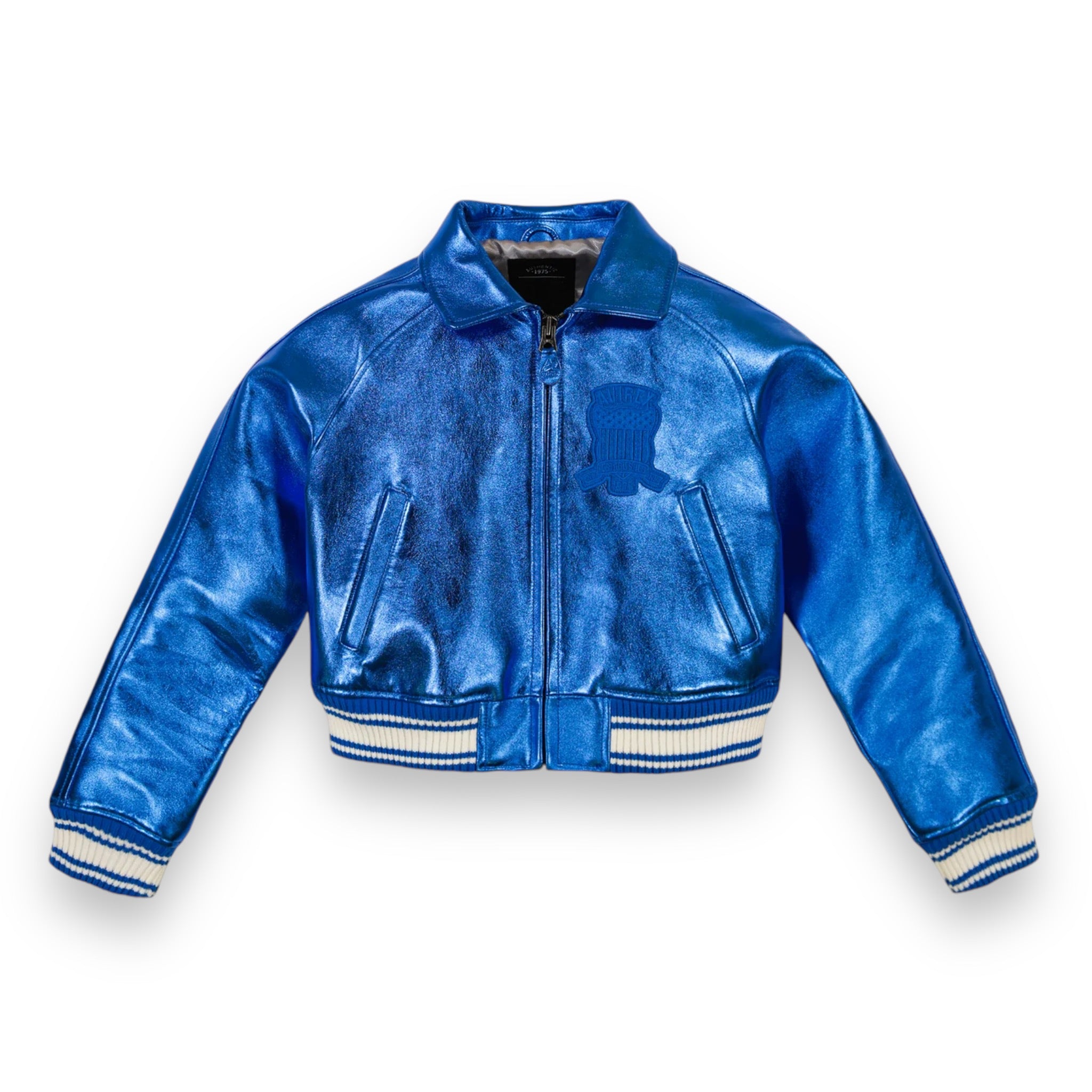 Cropped Metallic Icon Jacket – Daniel's Leather