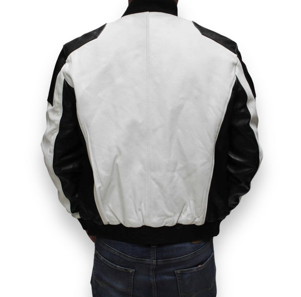 Black and White Baseball Leather