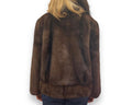 Dark Brown Mink Bomber