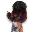 Full Skin Cropped Fox Bolero