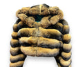 Cropped Chinchilla Bolero with Hood