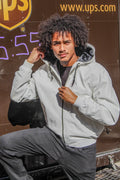Leather Hoodie