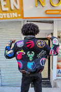 Jeff Hamilton NBA Patch Varsity Jacket