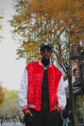 Baseball Mink Bomber Jacket