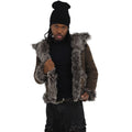 Biker Shearling with Curly Lamb