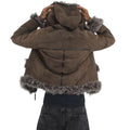 Biker Shearling with Curly Lamb