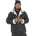 Basic Black and White Shearling