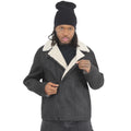 Basic Black and White Shearling