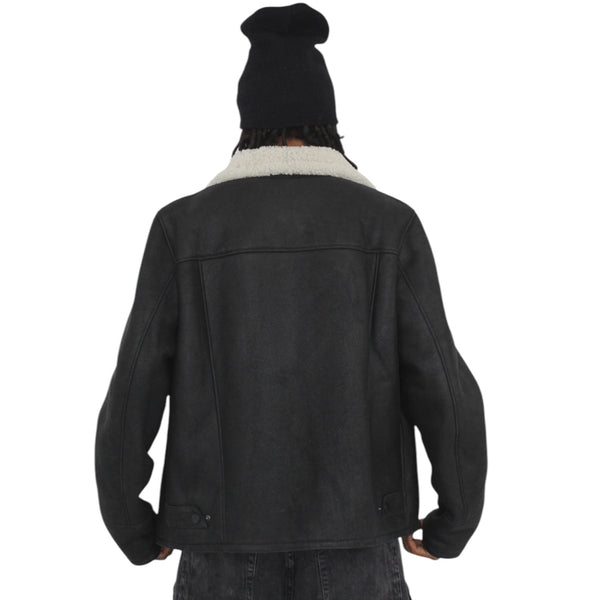 Basic Black and White Shearling