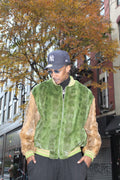 Baseball Mink Bomber Jacket