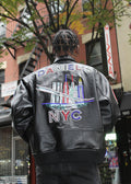 Skyline Leather Jacket Blinged Out
