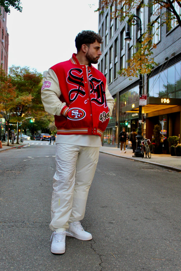 Jeff Hamilton 49ers Varsity Jacket