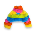 Rainbow 02 Cropped Fox with Hood