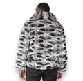 Natural Crosscut Chinchilla Bomber