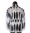 3/4 Rex Rabbit Double Breasted Coat