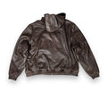 Leather Hoodie
