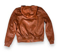 Leather Hoodie