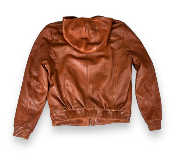 Leather Hoodie