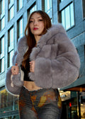 Faux Layered Bolero with Hood