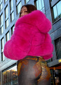 Faux Layered Bolero with Hood