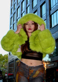 Faux Layered Bolero with Hood