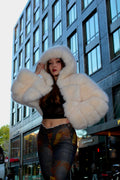 Faux Layered Bolero with Hood