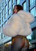 Faux Layered Bolero with Hood