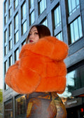 Faux Layered Bolero with Hood
